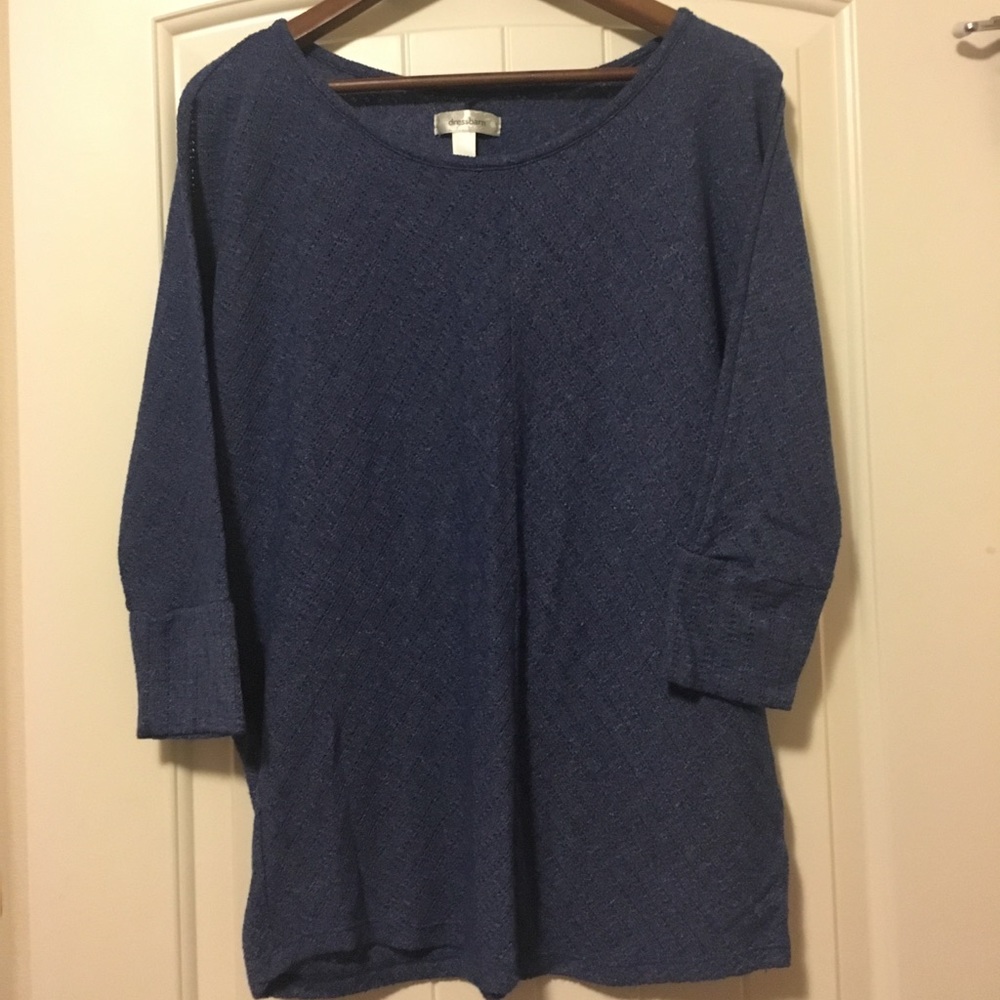 Dress barn tunic, 3/4 sleeves size XL